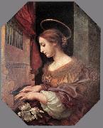 St Cecilia at the Organ dfg DOLCI, Carlo